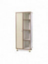 MOBILE 1 ANTA + 4 RIPIANI CM.72X45X180 H - MAGNOLIA