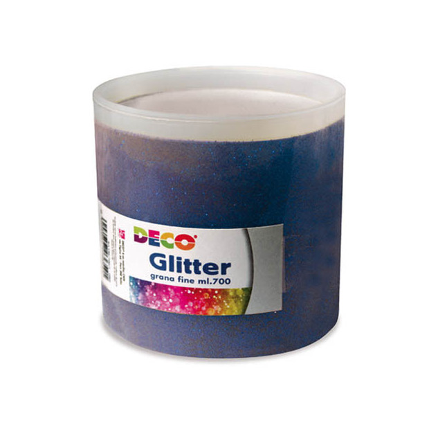 GLITTER GRANA FINE - BARATTOLO ML.700 - BLU