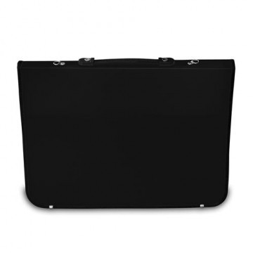 PORTFOLIO CON ANELLI - NERO - A2