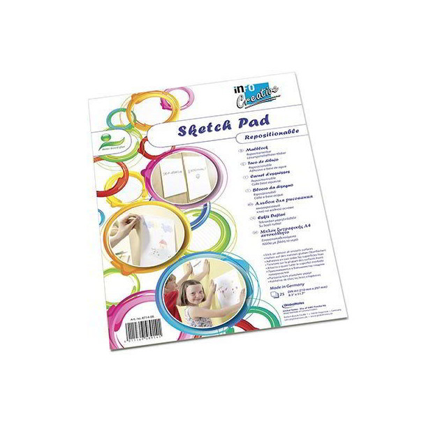 INFO - CARTA RIPOSIZIONABILE BIANCA - FG.25 - A4