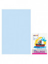 CARTA RASATA - ALBUM 24 FOGLI CM. 35X50 - AZZURRO