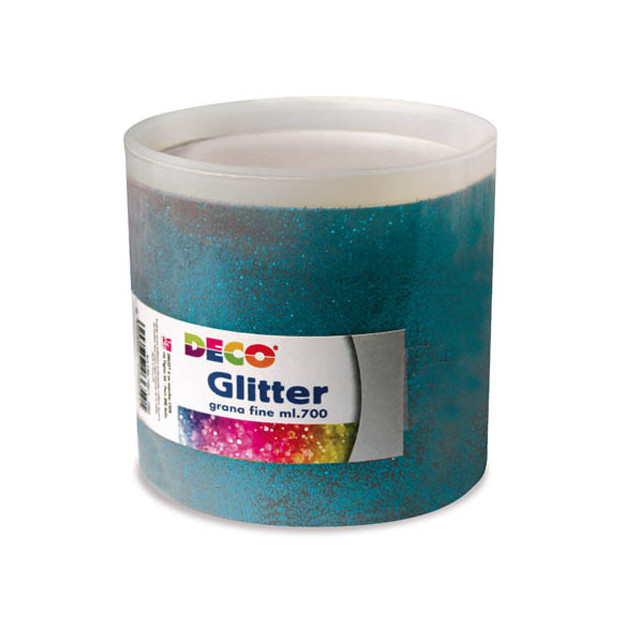 GLITTER GRANA FINE - BARATTOLO ML.700 - TURCHESE