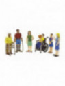 AMICI DEL MONDO - DIVERSAMENTE ABILI - SET 6 PERSONAGGI