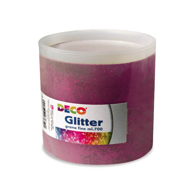 GLITTER GRANA FINE - BARATTOLO ML.700 - FUXIA