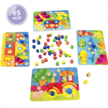 Tombola dei Colori in Legno