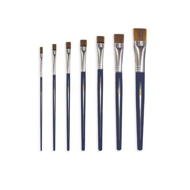 Set Pennelli Pittura, 6pcs Pennello Pittura Professionali, Pennelli Pittura  Acrilica Olio Acquerello per Artista Dipingere