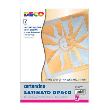 Cartoncino Satinato Opaco