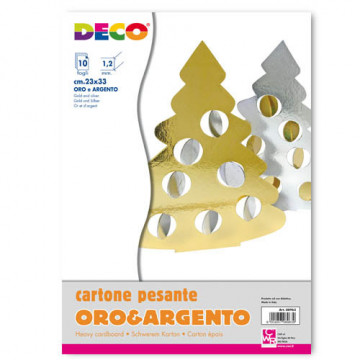 Cartone Pesante Oro/Argento