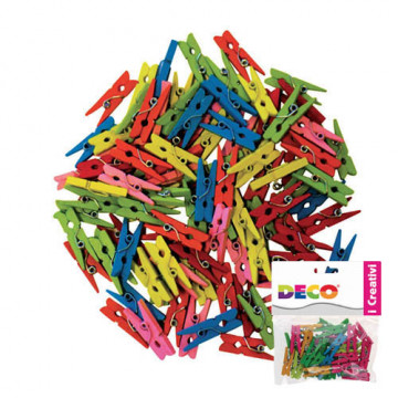 Mollette in Legno, Colori...