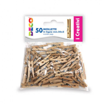 Mollette in Legno, Colore...