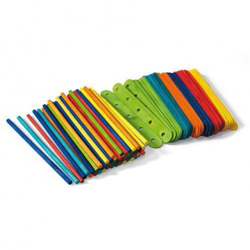 Stecche in Legno Forate più...