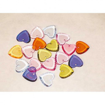 Perle Cuore 20 Pezzi in Busta