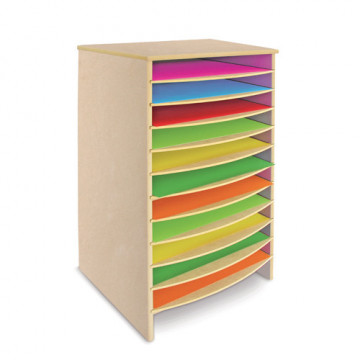 Mobile Carta con Ripiani in...