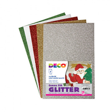 Gomma Crepp Glitterata in...