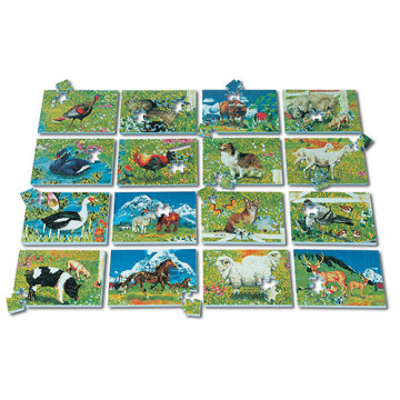 Puzzle Eva Animali Assortiti