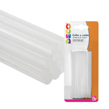 STICK COLLA CALDO - BLISTER 12 PZ. DIAM. MM. 7 - CM.10