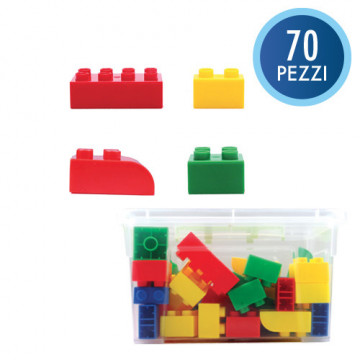 MATTONCINI COMPATIBILI MIDI - BAULETTO 70 PEZZI