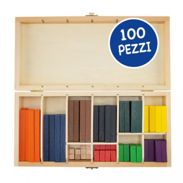 Numeri in Colore in Legno...