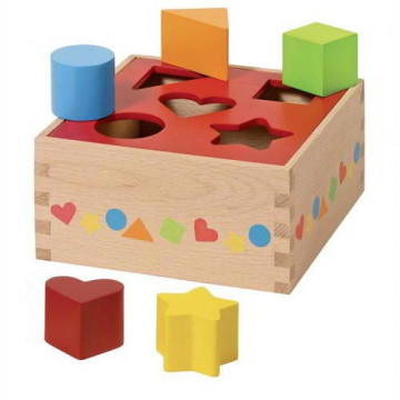 Cubo delle Forme in Legno