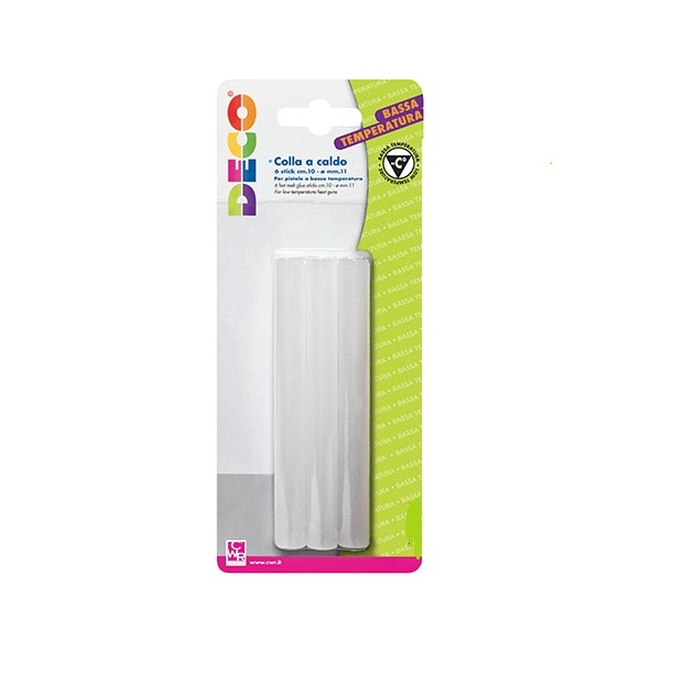 STICK COLLA CALDO BASSA TEMPERATURA - BLISTER 6 PZ.