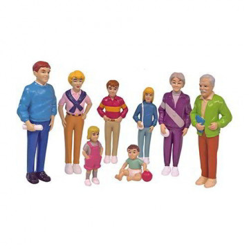 AMICI DEL MONDO - FAMIGLIA - SET 8 PERSONAGGI