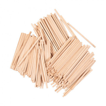 BASTONCINI LEGNO MM. 86X3X3 - SET PZ. 650